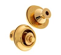 JIM DUNLOP Straplok Dual - oro Saco de 2, Cierre de cinturón