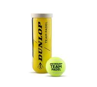 Dunlop Team Padel - Amarillo - Bote 3 Pelotas Pádel talla UNICA