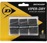 DUNLOP TENIS D TAC VIPERDRY OVERGRIP Black 3PCS