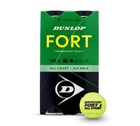 Pack de 2 tubos de 4 pelotas de tenis Dunlop fort all court TU