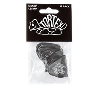Dunlop Tortex Sharp 135 Negro (paquete de 12)