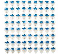 Jim Dunlop Púas Tortex Wedge 1 mm Azul Saco de 72