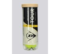 DUNLOP Pelota de Tenis Tour Brilliance: para Todas Las Superficies (3 Pelotas)