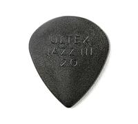 Dunlop Ultex Jazz III Negro 2.0 mm Player's Pack 3 Pack (18) Bundle