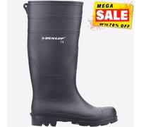 Dunlop Universal Impermeable Hombre Senderismo Botas de Agua Negro