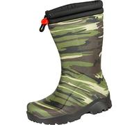 Dunlop Winter Blizzard Kids - Botas de agua resistentes al agua para niño, diseño de camuflaje, color Verde, talla 34 EU