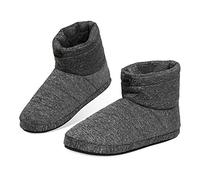 Dunlop Zapatillas Casa Hombre, Pantuflas Hombre Altas para Casa, Zapatillas Hombre Bota para Interior Exterior, Regalos para Hombres y Adolescentes Talla 41-46 (Gris, Numeric_44)