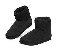DUNLOP Zapatillas Casa Hombre, Pantuflas Hombre Altas Para Casa, Zapatillas Hombre Bota, Regalos Para Hombres y Adolescentes Talla 41-46 (43, Negro, numeric_43)