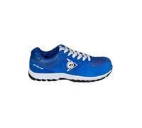 Dunlop Zapato de Seguridad S3 Flying Arrow Azul Piel de Ante y Mesh, Puntera Composite - DL0201015