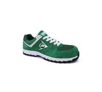 Dunlop Zapato de Seguridad S3 Flying Arrow Verde en Piel de Ante y Mesh, Puntera Composite - DL0201019 (Edition 2021) Talla 36