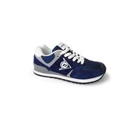 Dunlop Zapato Flying Wing Navy en Piel de Ante y Mesh - DL0203005