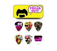 JIM DUNLOP Púas Zappa, medium, nylon, Caja en Metal de 6, Amarillo