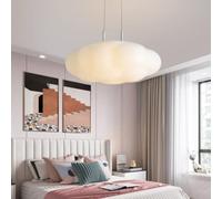 DUNMW Lámpara de techo con luz colgante de nube LED, lámpara de techo para habitación de niños, para dormitorio, sala de estar, habitación de niño o niña, 36 W, 3 luces, 11,9''
