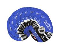 Dunnet Tools Disco de corte de 115 x 0,8 mm Discos de corte de metal de 10 x 115 mm Herramienta neumática Amoladora angular de acero Juego de cuchillas de molienda Juego de discos de corte de
