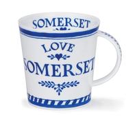 Dunoon Caingorm Love Somerset - Taza de porcelana fina (0,48 L)