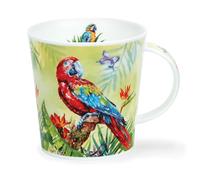 Dunoon Cairngorm - Taza (0,48 L, diseño de pájaros tropicales, Amazonia)