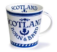 Dunoon Ceramics Scotland Born & Bred - Taza de té y café (porcelana, 10,4 cm), diseño de Cairngorm