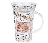 Dunoon Glencoe - Taza con Motivos Musicales