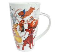 Dunoon Henley Fine China Dogs Frolics - Taza (600 ml)