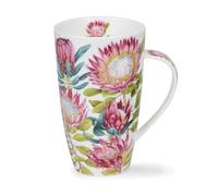 Dunoon Henley King Protea - Taza de porcelana fina (0,6 L)