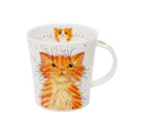 Dunoon Lomond - Taza de porcelana fina con diseño de gato (LO-Cats-Ginger)