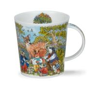 Dunoon Lomond Woodland Tales - Taza de porcelana fina con diseño de ciervo