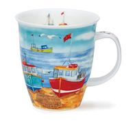 Dunoon Nevis - Taza de porcelana fina (0,48 L, diseño de barco de pesca)
