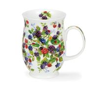 Dunoon Suffolk SU-WILB-Black Berries - Taza de porcelana fina (0,31 L), diseño de bayas silvestres