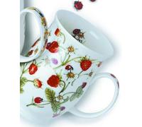 DUNOON Suffolk - Taza, diseño de Flores y Mariquitas