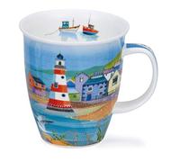 Dunoon Taza de porcelana fina con forma de Nevis, fabricada en Inglaterra, apta para lavavajillas y microondas, diseño de costa