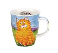 Dunoon Tazas Nevis Happy Cats (jengibre)