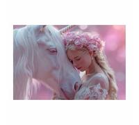 DunPei Arte lienzo, póster de arte abstracto de chica. Una mujer gentil Decoración de pared con arte femenino para el hogar, para decorar el baño, sala de estar, dormitorio.（rosa-30x45cm Sin marco