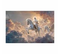 DunPei Arte mural lienzo pintura Jesús imagen, Jesús de la justicia Home Decor Art Mural, póster nórdico e impresiones puras santas paredes para sala de estar（Spagna-60x90cm Sin marco