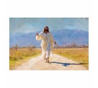 DunPei Póster de Dios, Jesucristo, el Salvador Lienzo decorativo para pared,obra de arte católica para habitación espiritual, dormitorio, decoración del hogar（Spagna-50x70cm Sin marco