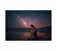 DunPei Póster de Dios, Jesús de la justicia Lienzo decorativo para pared,obra de arte católica para habitación espiritual, dormitorio, decoración del hogar（Spagna-50x70cm Sin marco