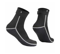 DUNSBY Calcetines Piscina Calcetines de Agua Neopreno 3mm, calcetín Buceo, Zapatos Traje Antideslizantes, Calzado, Aleta, Prueba Arena, Voleibol Playa, natación(Black Gray,M)
