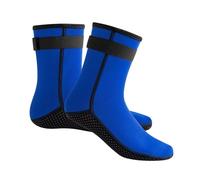 DUNSBY Calcetines Piscina Neopreno Buceo Traje de Neopreno 3 mm Calcetines Surf Hombres Mujeres Accesorios Playa Material Suave Botas Buceo Antideslizantes Aqua(3MM Blue,S(38-39))