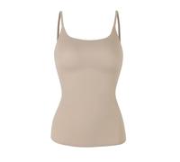 DUNSBY Camiseta Reductora Mujer Camisolas sin Mangas for Mujer, Cuello Redondo, Moldeadoras, Cintura, Control de Abdomen, Camisola de Verano, Color Negro Nude, Chaleco Adelgazante Suave(Nude,S)