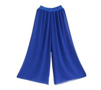 DUNSBY Leggings de Yoga Pantalones de práctica Baile, Pantalones, Anchos for Mujeres Adultas, Yoga, Fiesta Gasa, Disfraces(Light Blue)