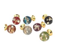 DUNSBY Tiradores Armarios Crystal Handle Handmade Underwater World Creative Ball Pull Drawer Cabinet Door Decorative(Purple - 1pc)