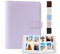 DUNSOO Álbum de fotos con 256 bolsillos para Instax Mini, álbum Polaroid con película Fujifilm Instax Mini, papel fotográfico de zinc Polaroid, papel fotográfico Kodak Zinc, Max compatible con