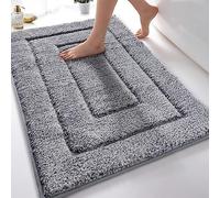 DUNSOO Alfombrilla Baño, Alfombra Baño Antideslizante Suave y Acogedora, Alfombra Ducha Agua Absorbente, Alfombra Ducha de Agua para Bañera, Ducha y Baño