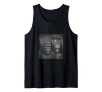 Dúo Bigfoot y Alien Camiseta sin Mangas