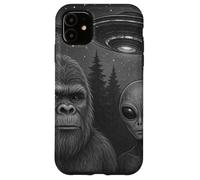 Dúo Bigfoot y Alien Carcasa para iPhone 11