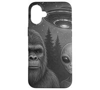 Dúo Bigfoot y Alien Carcasa para iPhone 16 Plus