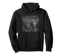 Dúo Bigfoot y Alien Sudadera con Capucha