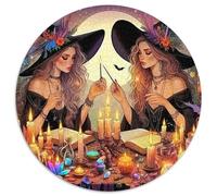 dúo Bruja Puzzle 1000 Piezas para Adultos, Reto Familiar, Antiestrés, Fomenta Colaboración para Familia, Regalos 1000pcs (67.5x67.5cm)