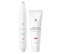 Dúo Cuello y Ojos Juvenil: TOSOWOONG Crema Collagen Necktox & Crema Ojos VITA Clinic Vitamin para Firmeza e Hidratación