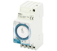 Duo D 230 V. Interruptor HORARIO ANALOGICO 2 Mod. Diario SIN Reserva MANIOBRA 30 MN. 16(4) A