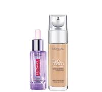 Dúo de sérum y base de maquillaje con ácido hialurónico True Match de L'Oréal Paris - 6.5W Golden Toffee